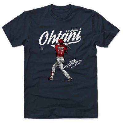 大谷翔平 Tシャツ MLB エンゼルス Cartoon T-shirts 500Level レッド