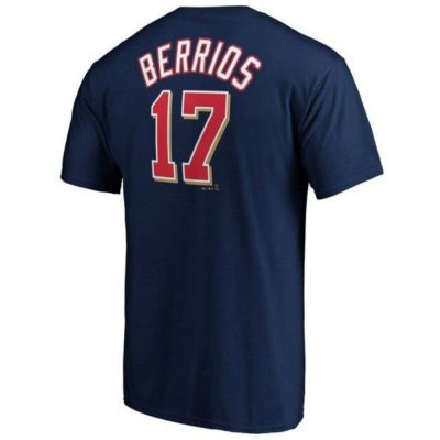 リニューアル記念メガセール MLB ホセ・ベリオス 前田健太選手 所属 ミネソタ・ツインズ Tシャツ プレーヤー マジェスティック/Majestic ネイビー 