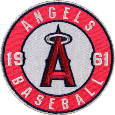 MLB ロサンゼルス・エンゼルス 1961 ラウンド スリーブ ジャージ ロゴ パッチ The Emblem Source
