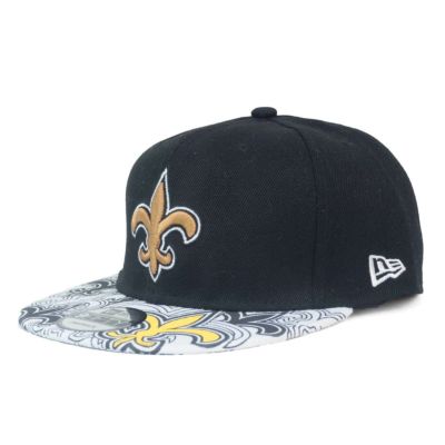 NFL セインツ キャップ/帽子 Visor Allover Logo 9FIFTY