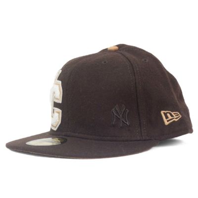 MLB ニューヨーク・ヤンキース キャップ/帽子 Chaniled 59FIFTY Fitted Hat ニューエラ/New Era ブラウン