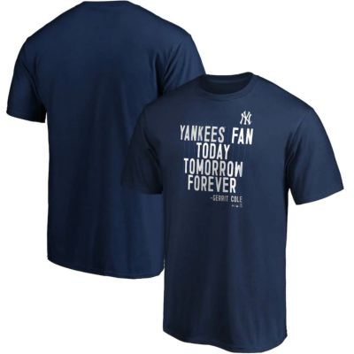 MLB ゲリット・コール ニューヨーク・ヤンキース Tシャツ クオート ホームタウン  ネイビー【OCSL】