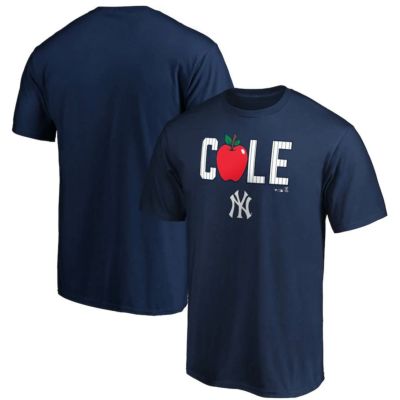 MLB ゲリット・コール ニューヨーク・ヤンキース Tシャツ アップル ホームタウン  ネイビー【OCSL】