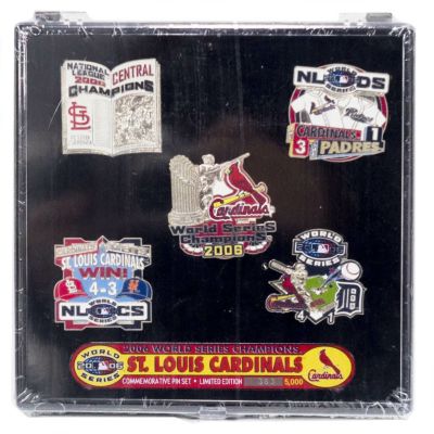 MLB セントルイス・カージナルス 2006 World Series Champions Commemorative ピンズ セット  PSG