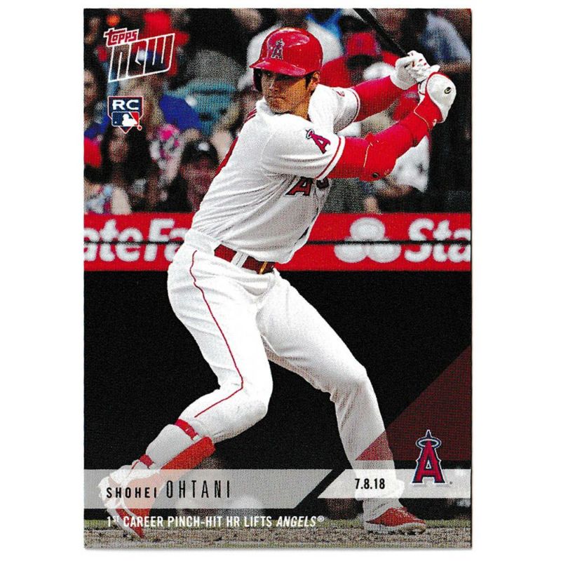 MLB 大谷翔平 エンゼルス トレーディングカード/スポーツカード 1st Career Pinch-Hit HR Lifts Angels  Topps | セレクション | MLB NBA NFL プロ野球グッズ専門店 公式オンラインストア