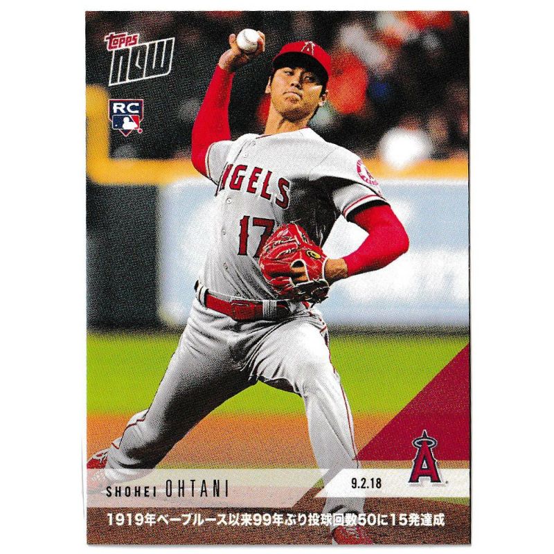 MLB 大谷翔平 エンゼルス トレーディングカード/スポーツカード 1st Player Since Babe Ruth (1919) Topps |  セレクション | MLB NBA NFL プロ野球グッズ専門店 公式オンラインストア