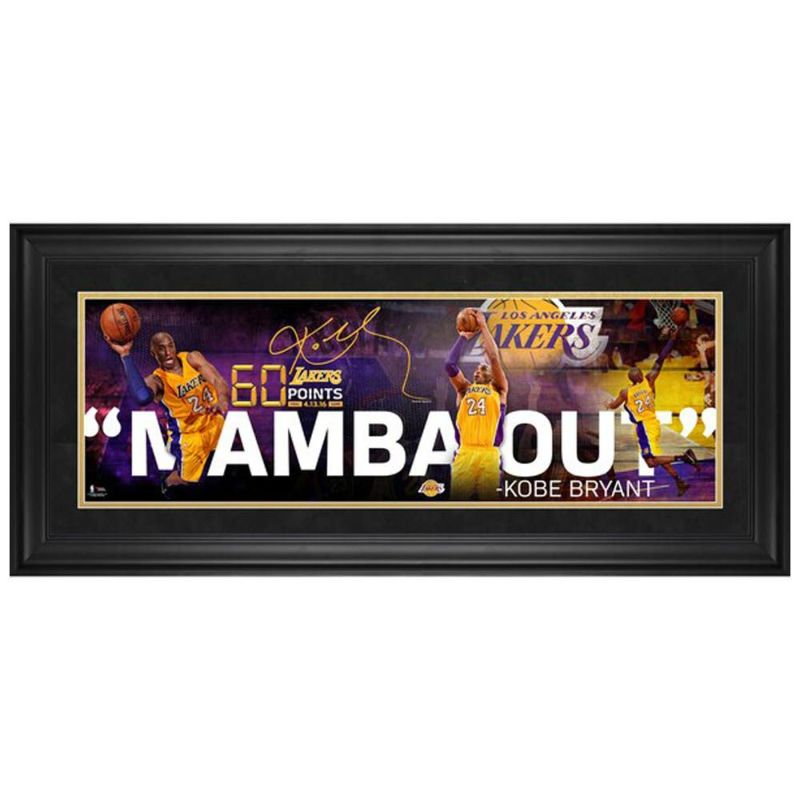 ご予約 NBA コービー・ブライアント ロサンゼルス・レイカーズ Mamba Out Collage Fanatics Branded 通販 