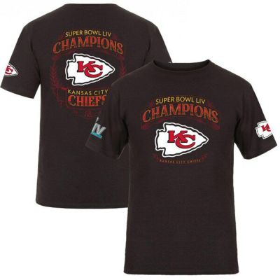 NFL チーフス Tシャツ 第54回 スーパーボウル 優勝記念 ブラック【OCSL】