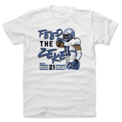 NFL エゼキエル・エリオット カウボーイズ Tシャツ Player Art Cotton T-Shirt 500Level ホワイト