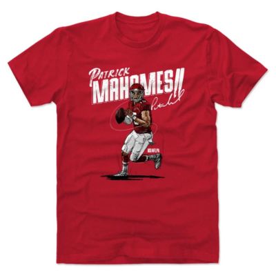 NFL パトリック・マホームズ チーフス Tシャツ Player Art Cotton T-Shirt 500Level レッド