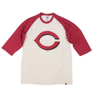 秋山翔吾 選手所属 MLB シンシナティ・レッズ Tシャツ Imprint Club Raglan T-Shirt 47 Brand ホワイト【OCSL】