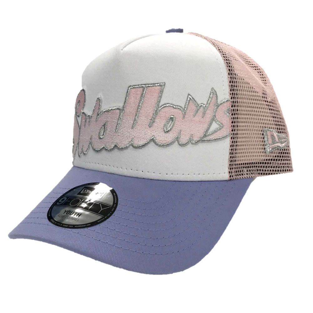 東京ヤクルトスワローズ グッズ キャップ 帽子 Aフレームキャップ Kids ニューエラ New Era ホワイト ラベンダー セレクション Mlb Nba Nfl プロ野球グッズ専門店 公式オンラインストア
