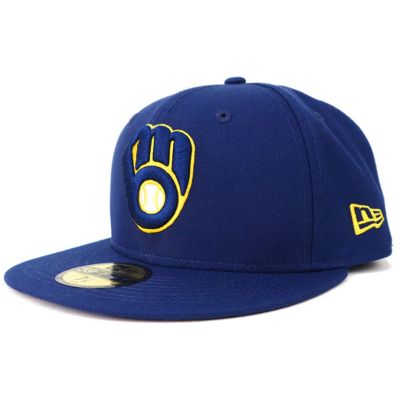 MLB ミルウォーキー・ブリュワーズ キャップ/帽子 オーセンティック オンフィールド 59FIFTY 2020 ニューエラ/New Era ゲーム 平つば キャップ 特集【nejp】
