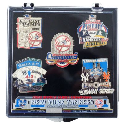 Mlb ニューヨーク ヤンキース 00 World Series Champion Commemorative 5 Pin Set ピンズセット Psg セレクション Mlb Nba Nfl プロ野球グッズ専門店 公式オンラインストア