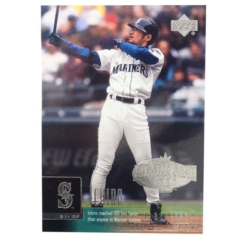 MLB イチロー シアトル・マリナーズ トレーディングカード/スポーツカード 2001 Rookie Ichiro #UD51 Silver  1331/2001 Upper Deck | セレクション | MLB NBA NFL プロ野球グッズ専門店 公式オンラインストア