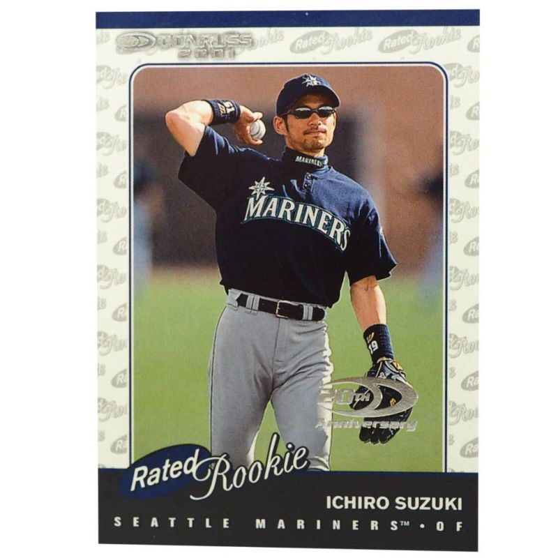 MLB イチロー シアトル・マリナーズ トレーディングカード/スポーツカード Rookie 2001 Ichiro #195 1331/2001  Donruss | セレクション | MLB NBA NFL プロ野球グッズ専門店 公式オンラインストア