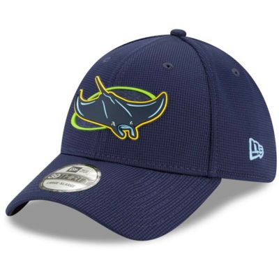 MLB タンパベイ・レイズ キャップ/帽子 2020 Clubhouse 39THIRTY Flex Hat クラブハウス ニューエラ/New Era ネイビー 草野球特集 