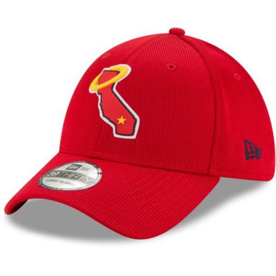 大谷翔平選手所属 MLB ロサンゼルス・エンゼルス キャップ/帽子 2020 Clubhouse 39THIRTY Flex Hat クラブハウス ニューエラ/New Era レッド 