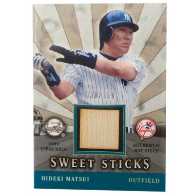 MLB 松井 秀喜 ニューヨーク・ヤンキース トレーディングカード/スポーツカード 2004 H Bat Piece #SSS-HM 38/199 Upper Deck