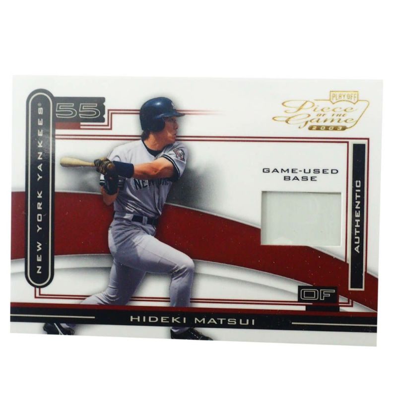 MLB 松井 秀喜 ニューヨーク・ヤンキース トレーディングカード/スポーツカード Playoff 2003 H Matsui Game Base  #POG-37 Playoff | セレクション | MLB NBA NFL プロ野球グッズ専門店 公式オンラインストア