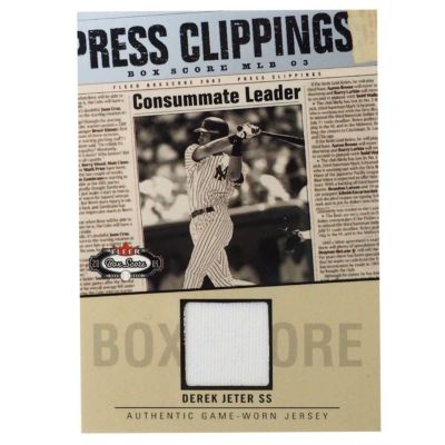 MLB デレク・ジーター ニューヨーク・ヤンキース トレーディングカード/スポーツカード Fleer 2003 Jeter #DJ-PC Fleer