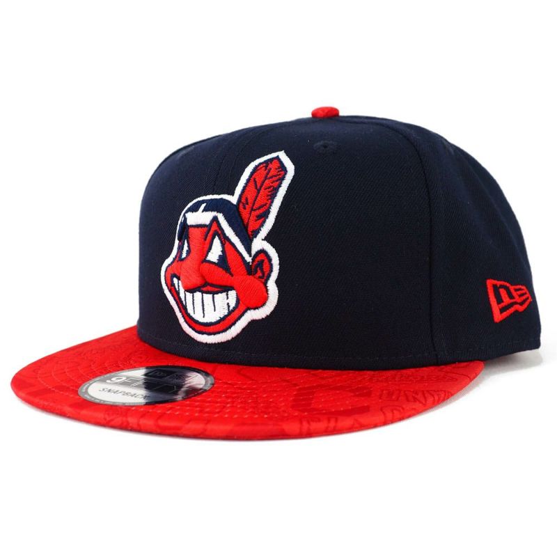 Cleveland Indians インディアンス ネイビー - 帽子