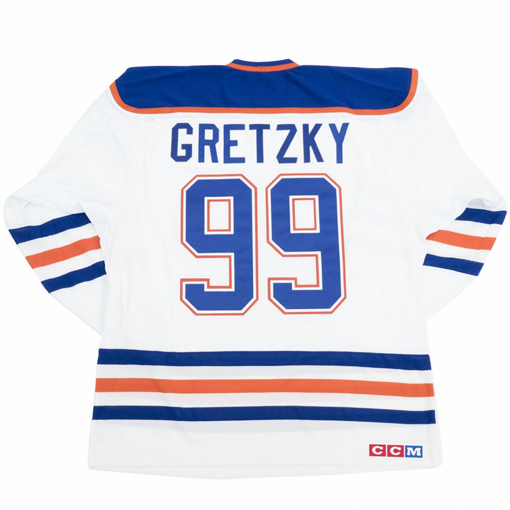 NHL ウェイン・グレツキー オイラーズ ユニフォーム/ジャージ Ribbed  