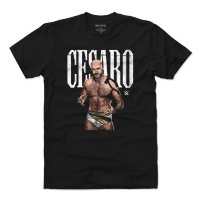 WWE セザーロ Tシャツ Player Art Cotton T-Shirt 500Level ブラック【OCSL】