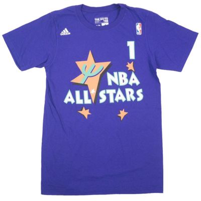 NBA アンファニー・ハーダウェイ オーランド・マジック Tシャツ All-Star 1995 Name Number T-Shirt アディダス/Adidas パープル【OCSL】