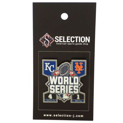 MLB カンザスシティ・ロイヤルズ ピンバッチ 2015 ワールドシリーズ 優勝記念 Pin : Worls Series vs Mets PSG