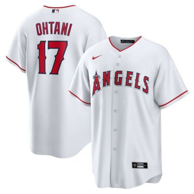 Shohei Ohtani #17 Los Angeles Angels White Home Player Flex Base