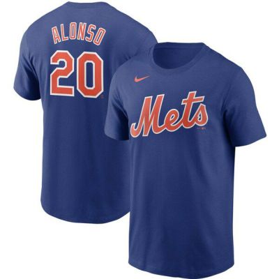 BreakingT Men's New York Mets Pete Alonso Caricature Graphic T