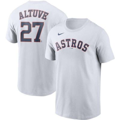 Nike Men's Houston Astros Justin Verlander #35 Navy T-Shirt