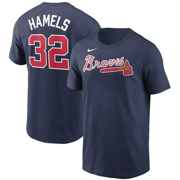 MLB コール・ハメルズ アトランタ・ブレーブス Tシャツ ネーム 