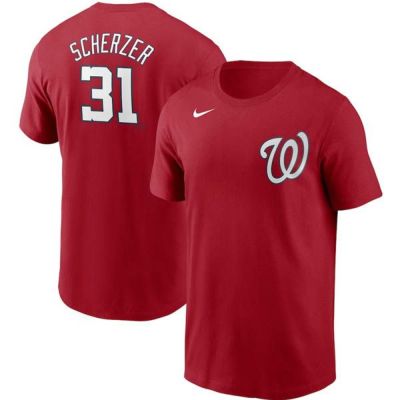 Nike MLB Max Scherzer #31 Baseball Jersey Washington Nationals Red