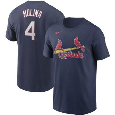 MLB ヤディエル・モリーナ セントルイス・カージナルス Tシャツ ネーム＆ナンバー ナイキ/Nike ネイビー【OCSL】