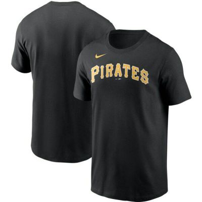 MLB ピッツバーグ・パイレーツ Tシャツ チーム ワードマーク ナイキ/Nike ブラック【OCSL】
