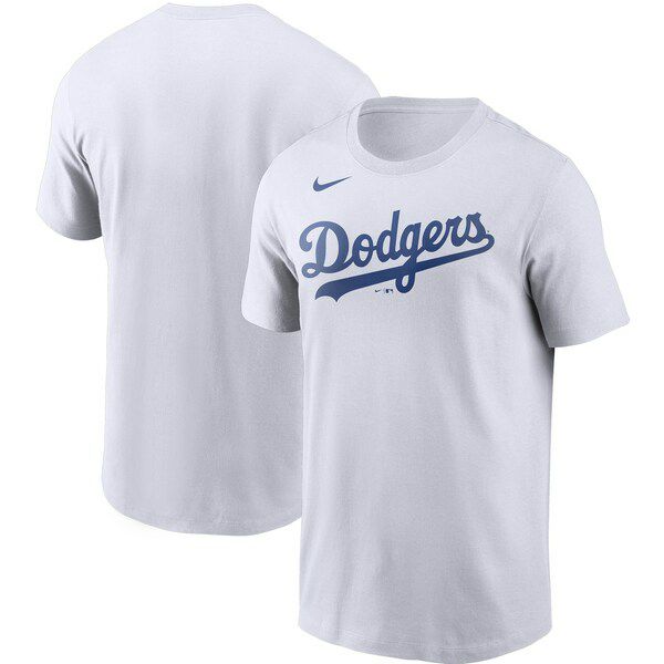 Mlb ロサンゼルス ドジャース Tシャツ チーム ワードマーク ナイキ Nike ホワイト セレクション Mlb Nba Nfl プロ野球グッズ専門店 公式オンラインストア