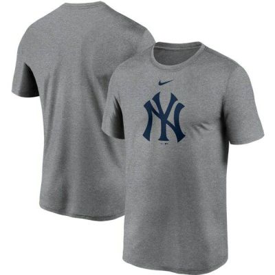 MLB ニューヨーク・ヤンキース Tシャツ ラージ ロゴ レジェンド パフォーマンス  ナイキ/Nike ダークグレー トレーニング特集【OCSL】