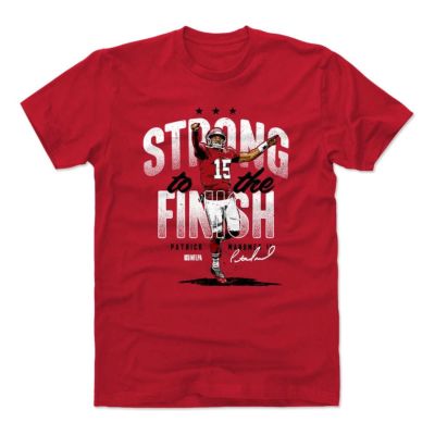 NFL パトリック・マホームズ チーフス Tシャツ プレーヤー アート コットン 500Level レッド【OCSL】