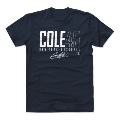 MLB ゲリット・コール ニューヨーク・ヤンキース Tシャツ プレーヤー アート コットン 500Level ネイビー