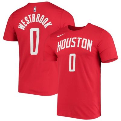 NBA ラッセル・ウェストブルック ロケッツ Tシャツ シティエディション ネーム & ナンバー ナイキ/Nike レッド トレーニング特集【OCSL】