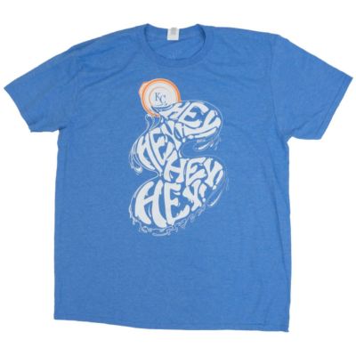 MLB カンザスシティ・ロイヤルズ Tシャツ ザ・ビートルズ ナイト Hey Hey Hey Hey SGA ブルー【OCSL】