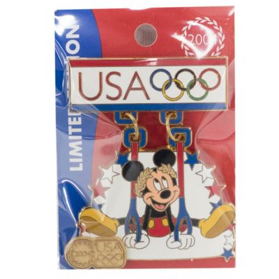 アメリカ代表 ディズニー 2004 アテネ Athens USA Pin LE2004