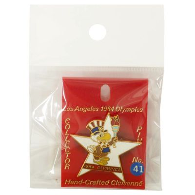 1984 ロサンゼルス Collector Pin: Holding Torch ピンバッチ ピンズ