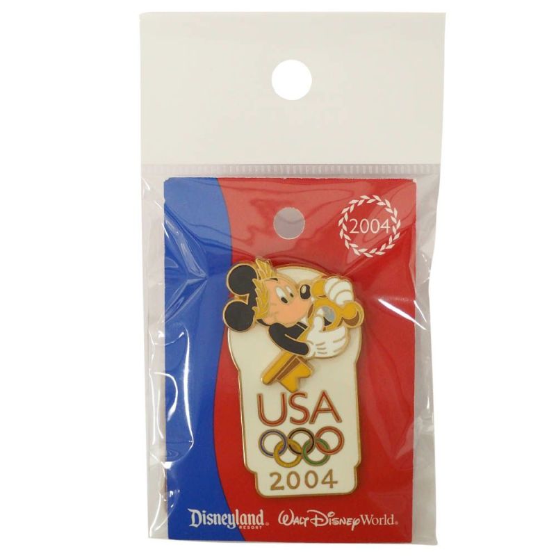 アメリカ代表 ディズニー 2004 アテネ USA Passholder Exclusive Pin : Mickey Mouse LE7500  ピンバッチ ピンズ Disney | セレクション | MLB NBA NFL プロ野球グッズ専門店 公式オンラインストア