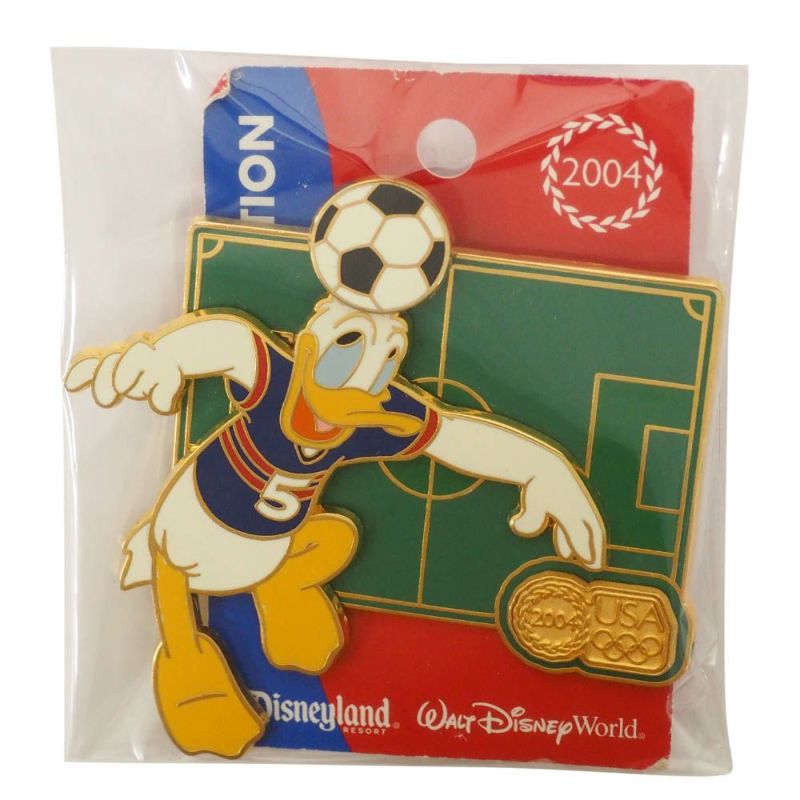 アメリカ代表 ディズニー 2004 アテネ USA Pin LE2004 アテネ : Soccer (Donald) ピンバッチ ピンズ Disney  | セレクション | MLB NBA NFL プロ野球グッズ専門店 公式オンラインストア