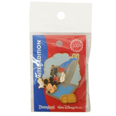 アメリカ代表 ディズニー 2004 アテネ USA Pin : Mickey with Flags