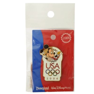 アメリカ代表 ディズニー 2004 アテネ USA Logo Rings Pin Box (1000