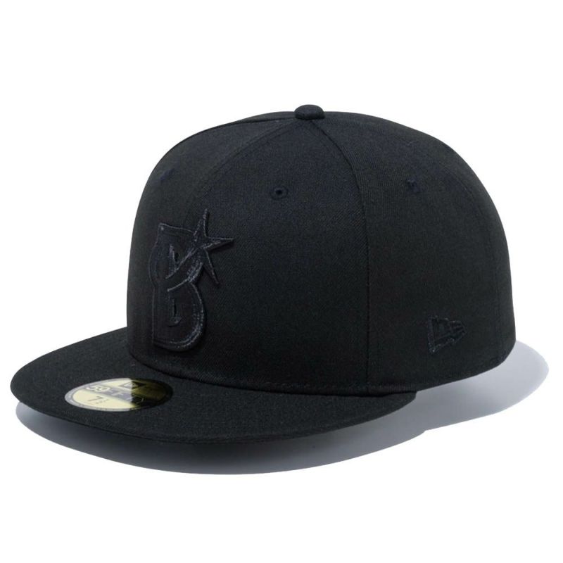 横浜denaベイスターズ グッズ キャップ 帽子 カスタム 59fifty ブラック オン ブラック ニューエラ New Era ブラック 平つば キャップ 特集 セレクション Mlb Nba Nfl プロ野球グッズ専門店 公式オンラインストア